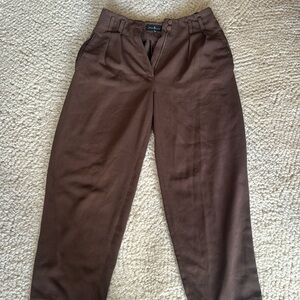 Vintage Polo Espresso Trousers Mid Rise